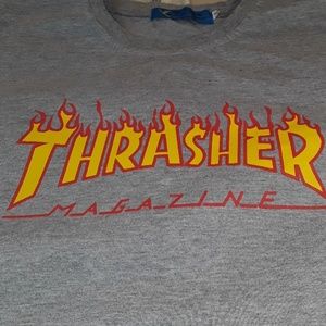 GRAY Thrasher Magazine Tshirt Sz. Small